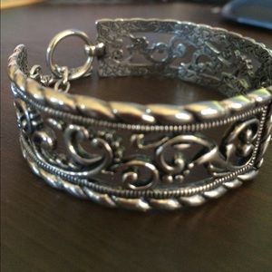 Brighton style silver bracelet