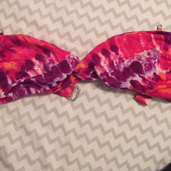 Victoria's Secret tie dye bandeau bikini top