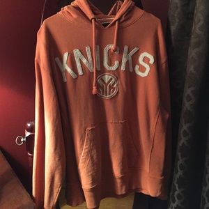 Vintage style orange New York Knicks hoodie