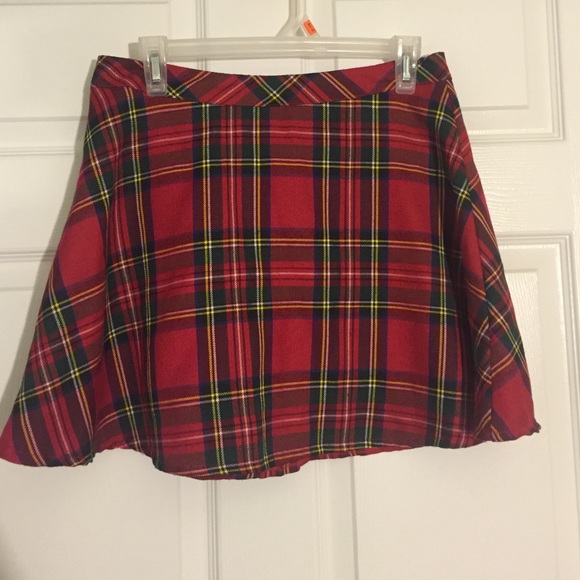 Plaid Mini Skirt