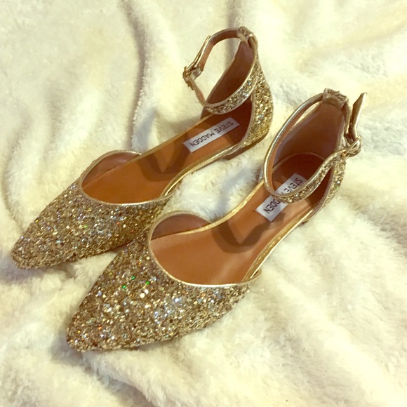 Twinkle Ankle Strap Flats