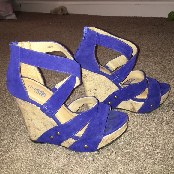 Charlotte Russe blue heels