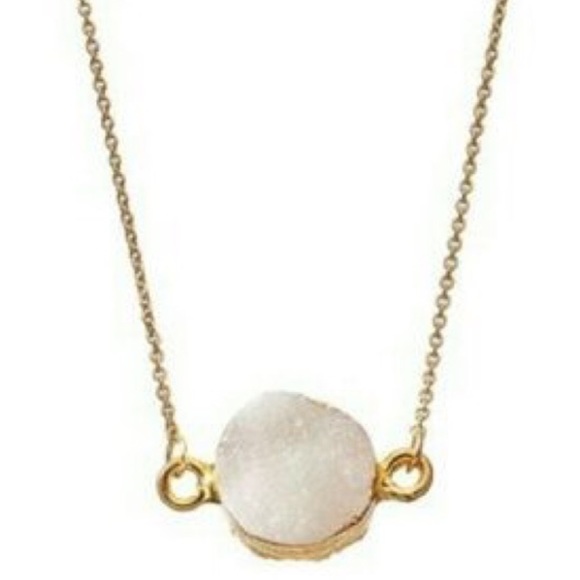 | Lauren Conrad | White Druzy Necklace - Picture 2 of 2