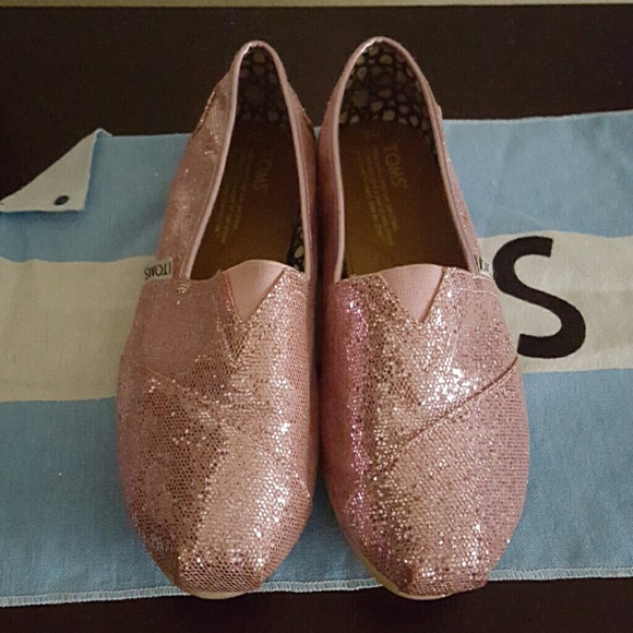 Sparkly Pink Toms