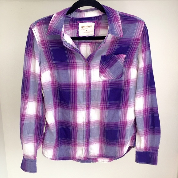 Purple and White Flannel
