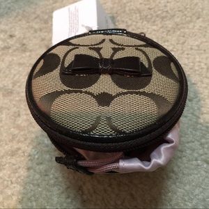 Coach jewelry travel case