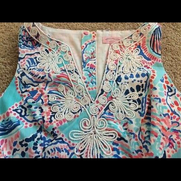 Lilly Pulitzer Shell Me About It Gabby Shift Dress - Picture 4 of 4