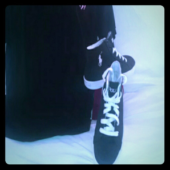 RARE*RALPH LAUREN POLO TENNIS BLACK MEN TENNIS