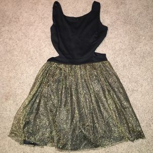 Sparkly cutout dress