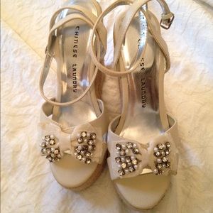 White sandals
