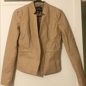 Express leather blazer USED