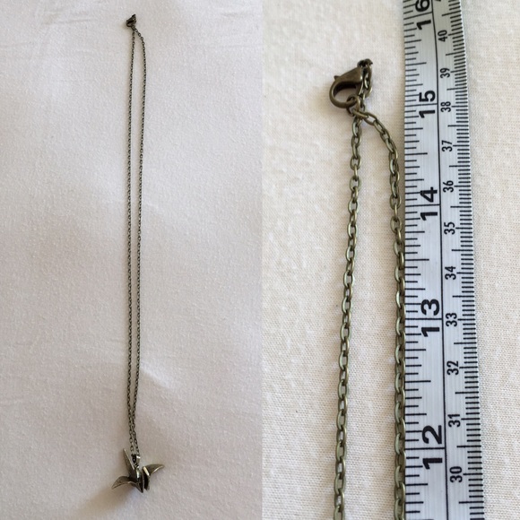 ‼️SOLD OUT‼️Origami Crane Necklace - Picture 2 of 2