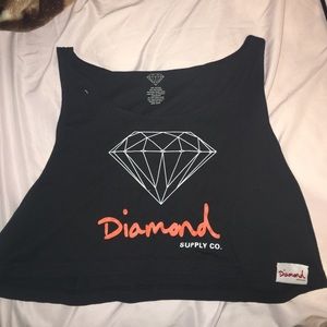 Diamond crop top