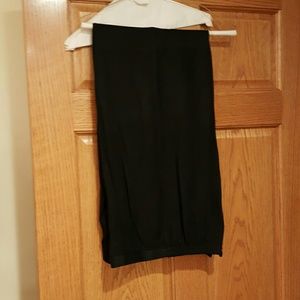 Donated Black dress pants elastic waist. 12