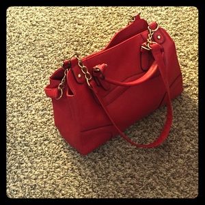 Red charming Charlie's purse
