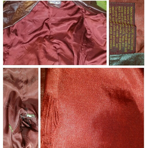 Sale Vintage Etienne Aigner Leather Jacket 12 - Picture 3 of 4