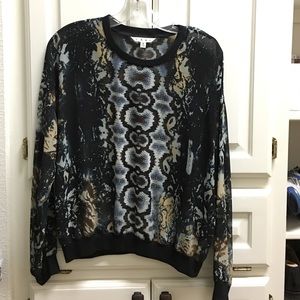 CAbi sheer top, size small