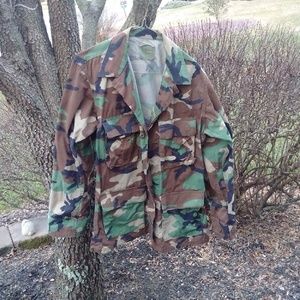 Unisex Camo Military Jacket