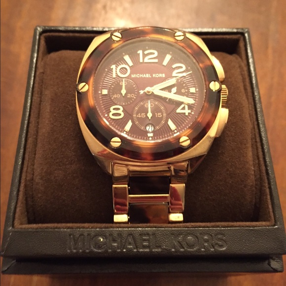 AUTHENTIC Michael Kors Tortoise Watch