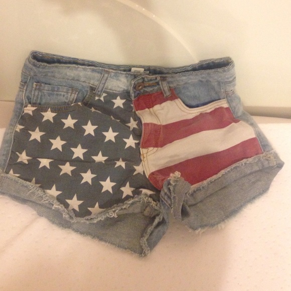 American Flag Shorts