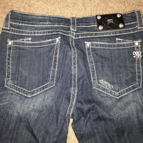 Dark wash skinny Miss Me jeans