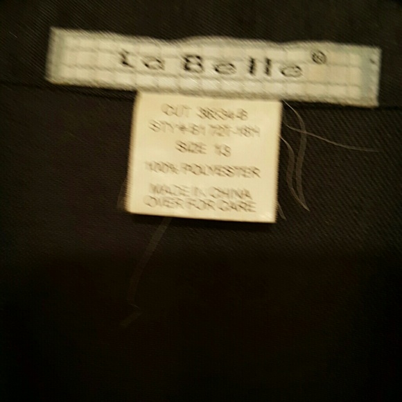 Donated-Pants Suit Dark gray double breasted.13 - Picture 2 of 4