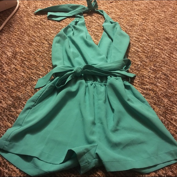 Other - Teale/ Green romper