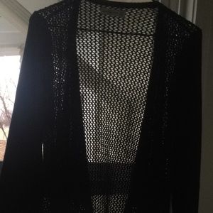 Open knit a&f cardigan