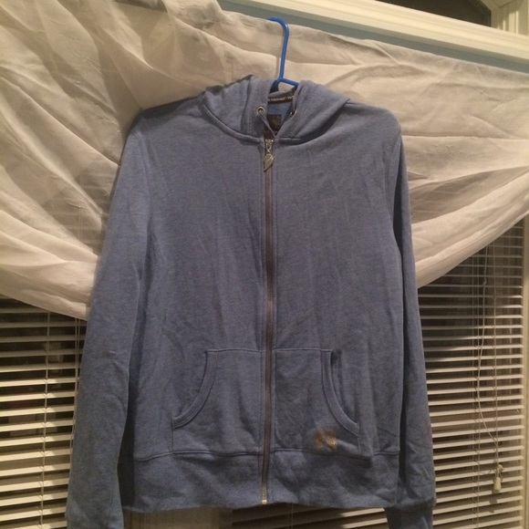 Vs pink zip up hoodie size large