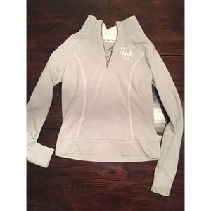 Gray Half-Zip Sweatshirt