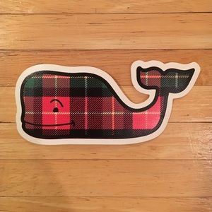 vineyard Vines Sticker (Plaid Print)