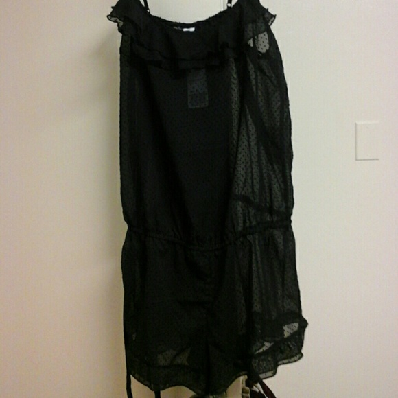 Black pyjama romper
