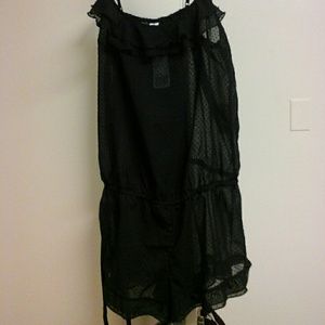 Black pyjama romper