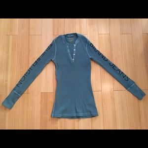 True religion waffle thermal button front