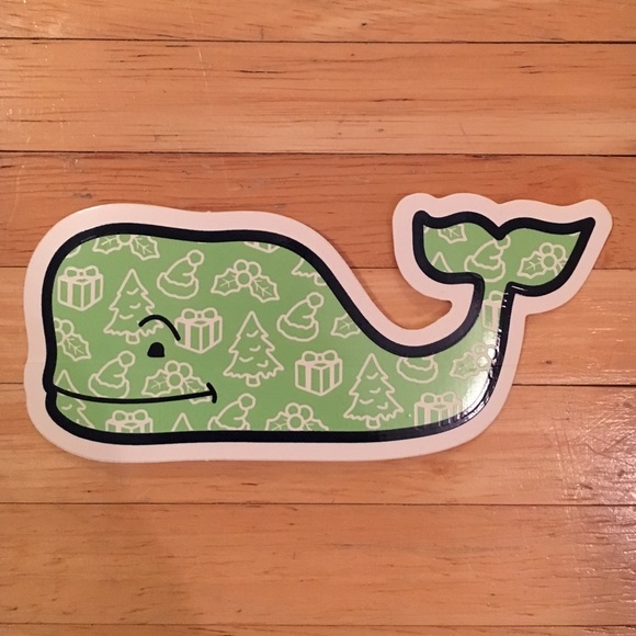vineyard Vines Sticker (Christmas print)