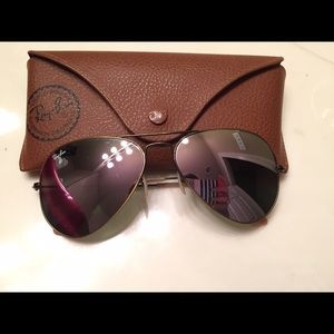 Ray Ban Aviatior Flash Lenses