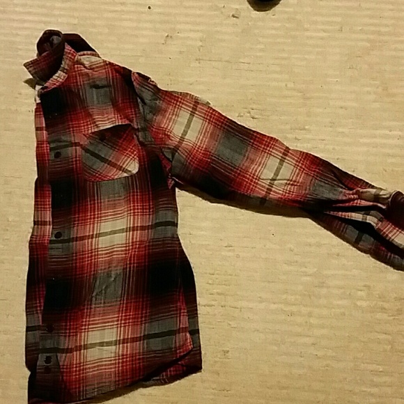 AE Navy, red , and white flannel!