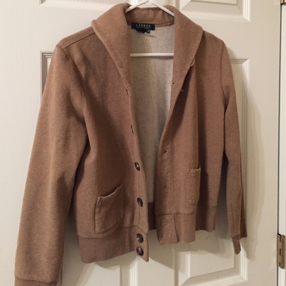 Ralph Lauren button-up sweatshirt. - Picture 2 of 2