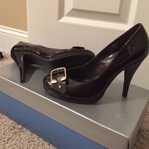 Dark brown stilettos