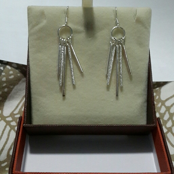 Pure 925 Bar Drop earrings