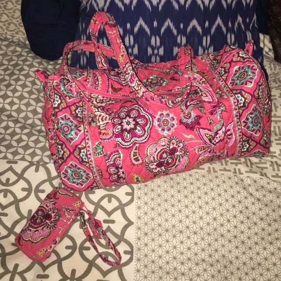 Travel Bag and Matching Wristlet