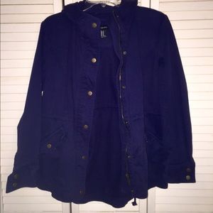 Forever 21 navy blue parka/utility jacket