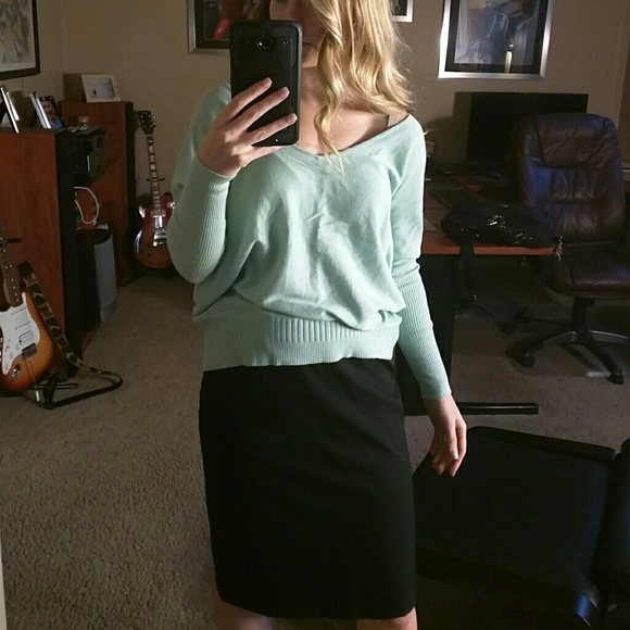 Victorias Secret V Neck Batwing Sweater