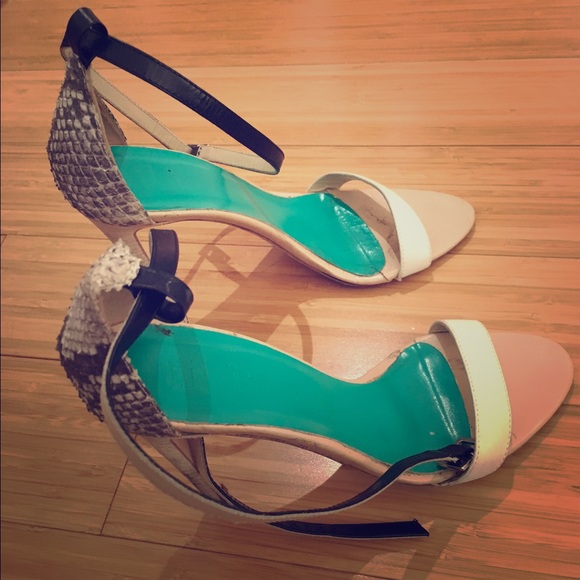 Strappy heels by Tibi