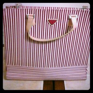 Classic Guess nautical structured Canvas tote bag