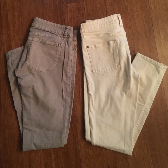 BUNDLE of two Anthropologie Pilcro skinny jeans