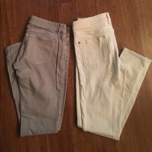 BUNDLE of two Anthropologie Pilcro skinny jeans