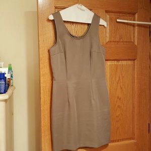 Donated-Taupe suit w/sleeveless dress.11/12