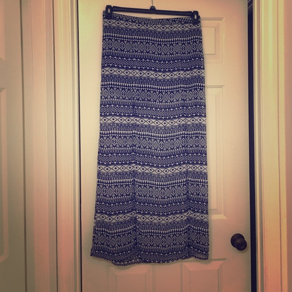 TRIBAL MAXI SKIRT WITH SLITS 👗💄