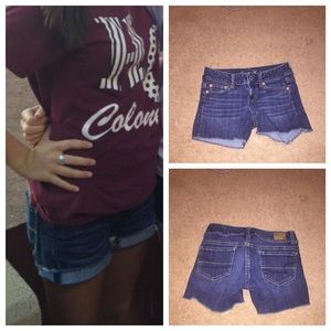 American Eagle Jean midi shorts
